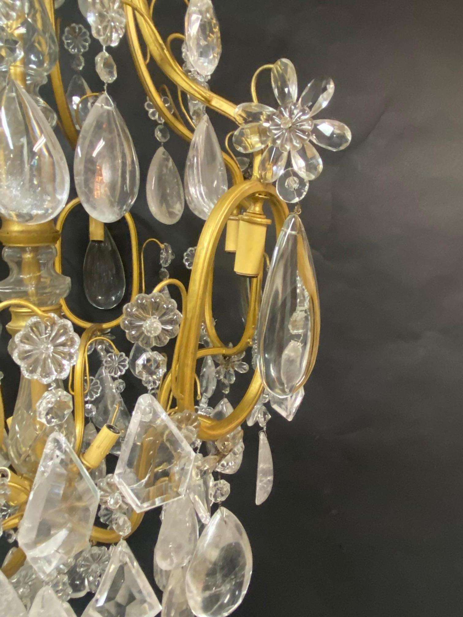 Late 19th Century French Chandelier In Good Condition For Sale In Los Angeles, CA