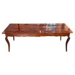 Late 19th Century French Cherry Farm Table