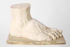 Late 19th Century French Classical Plaster Foot
