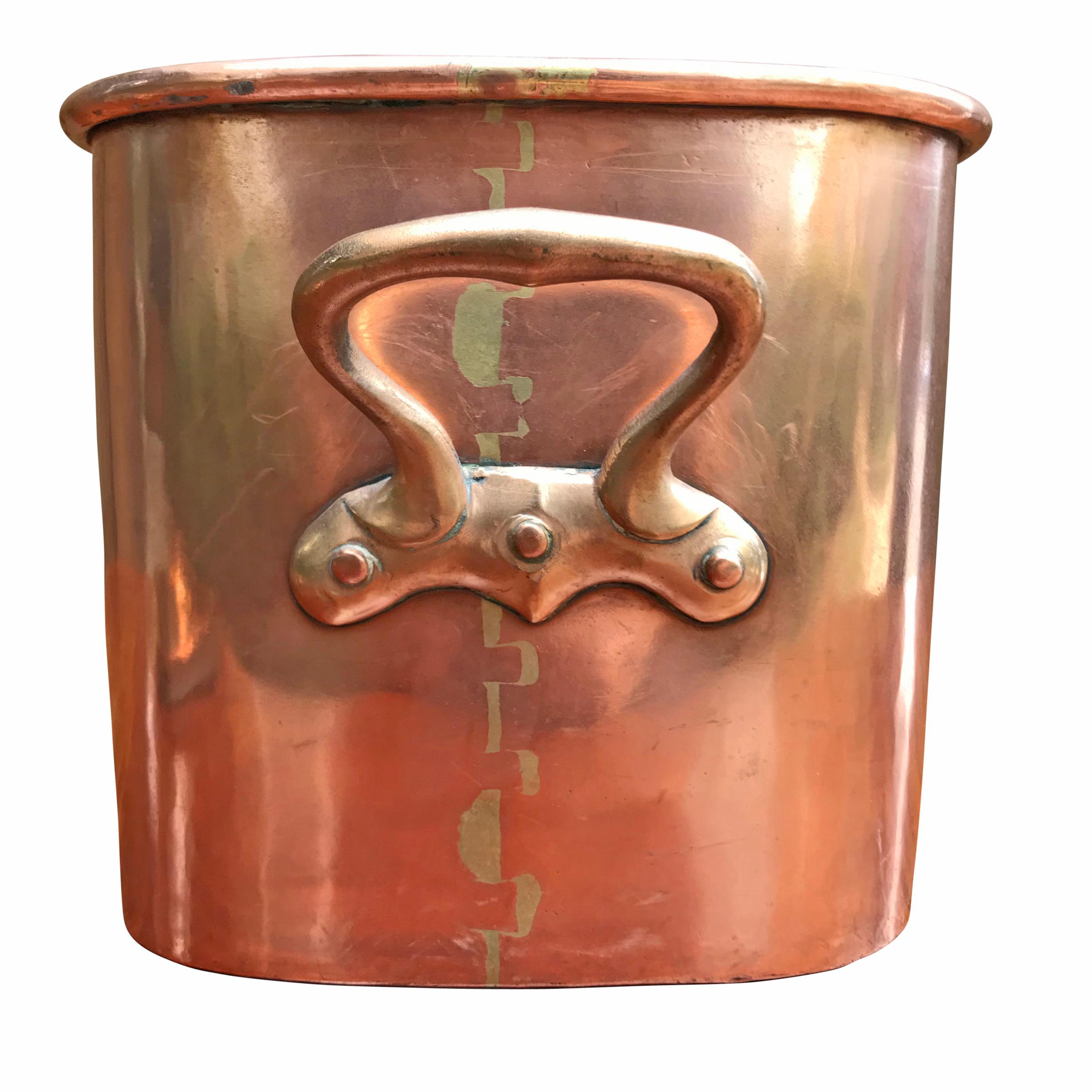 Late 19th Century French Copper Daubiere by J. Jacquotot 3
