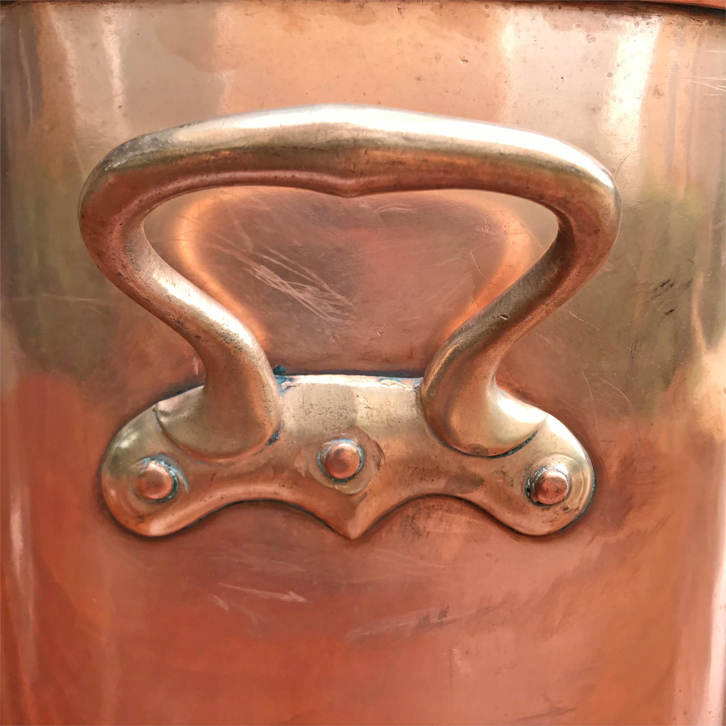 Late 19th Century French Copper Daubiere by J. Jacquotot 4