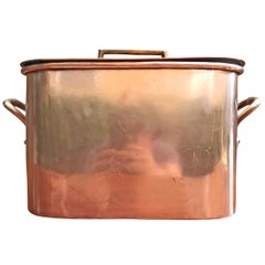 Late 19th Century French Copper Daubiere by J. Jacquotot