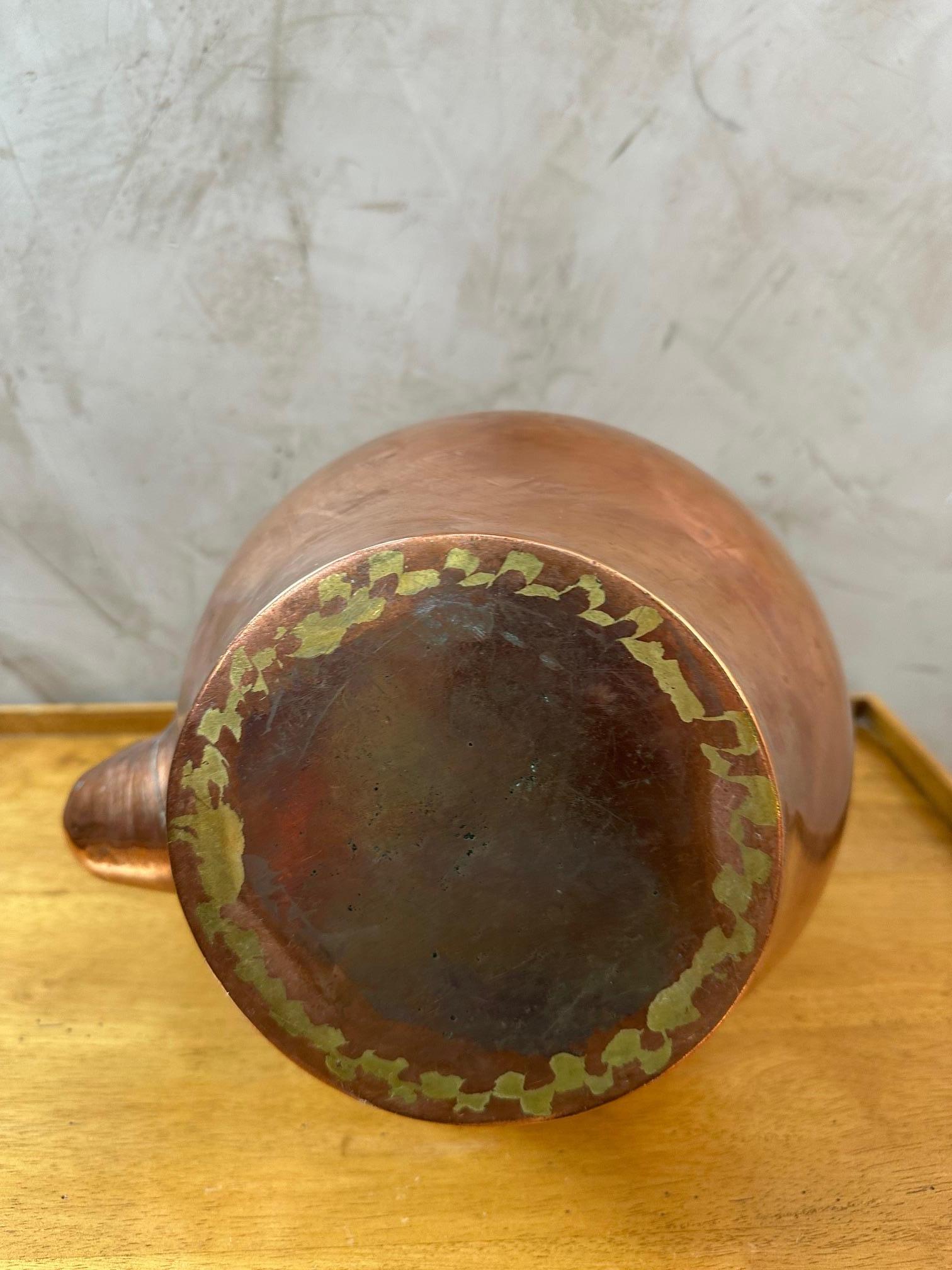Bouilloire en cuivre française de la fin du XIXe siècle, 1890 en vente 5