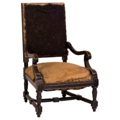 Late 19th Century French Deconstructed Upholstered Armchair