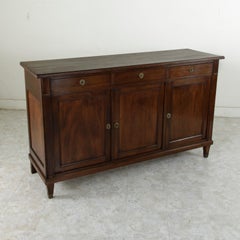 Late 19th Century French Directoire Style Mahogany Enfilade, Sideboard, Buffet