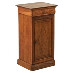 Late 19th Century French Directoire Style Oak Nightstand or Side Table