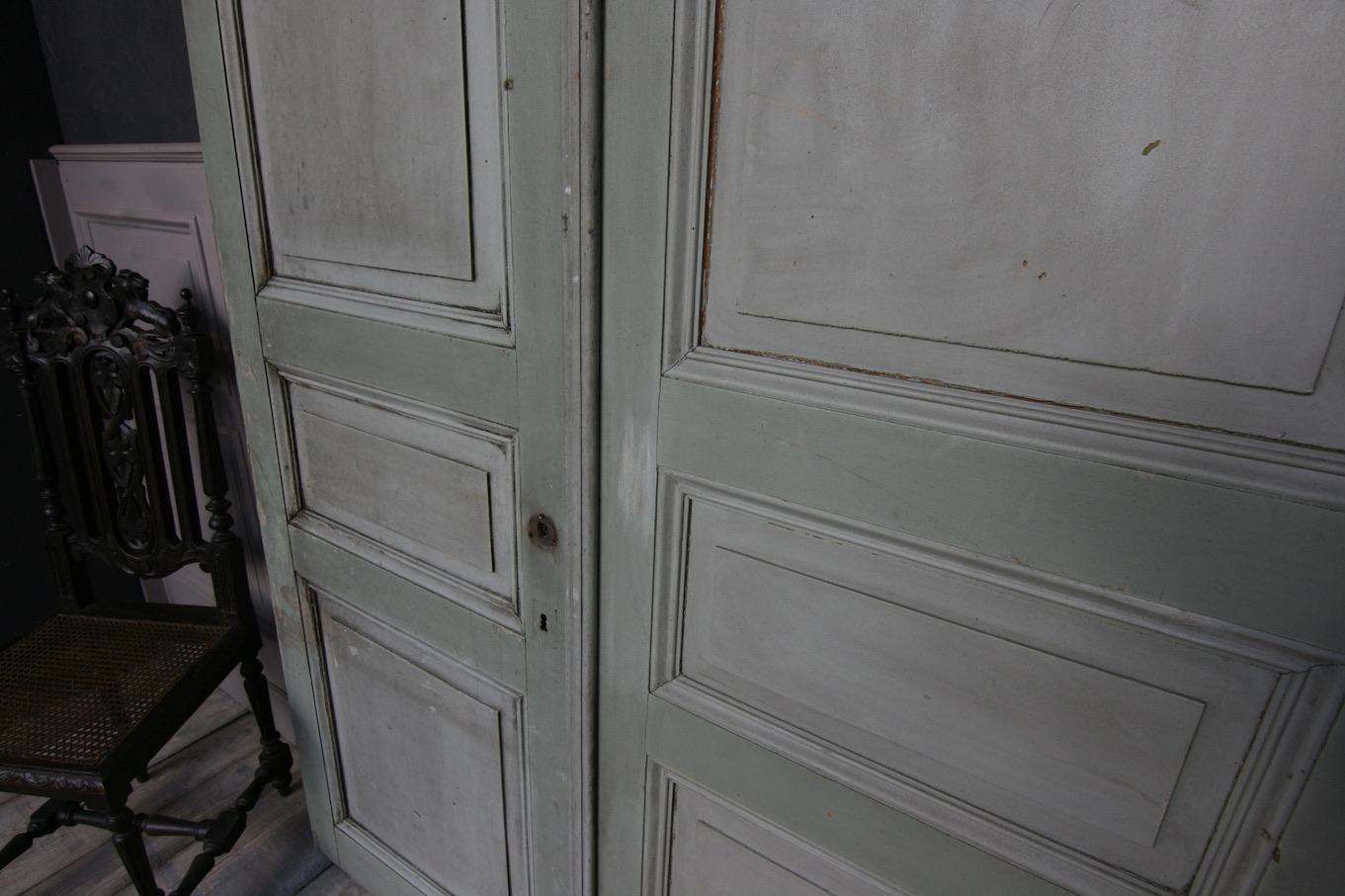Wood Late 19th Century French Double Door