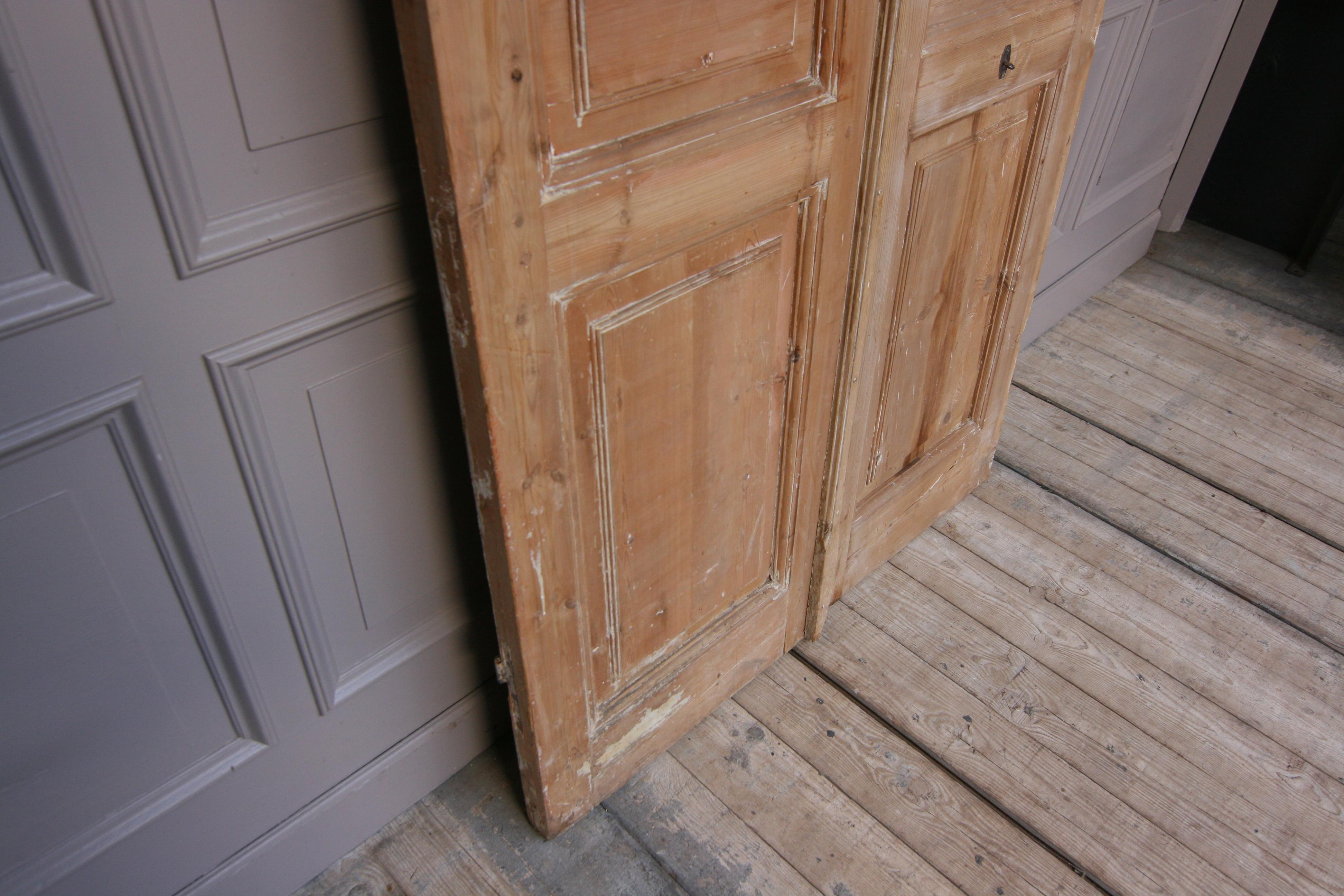 Late 19th Century French Double Door Made of Pine 14