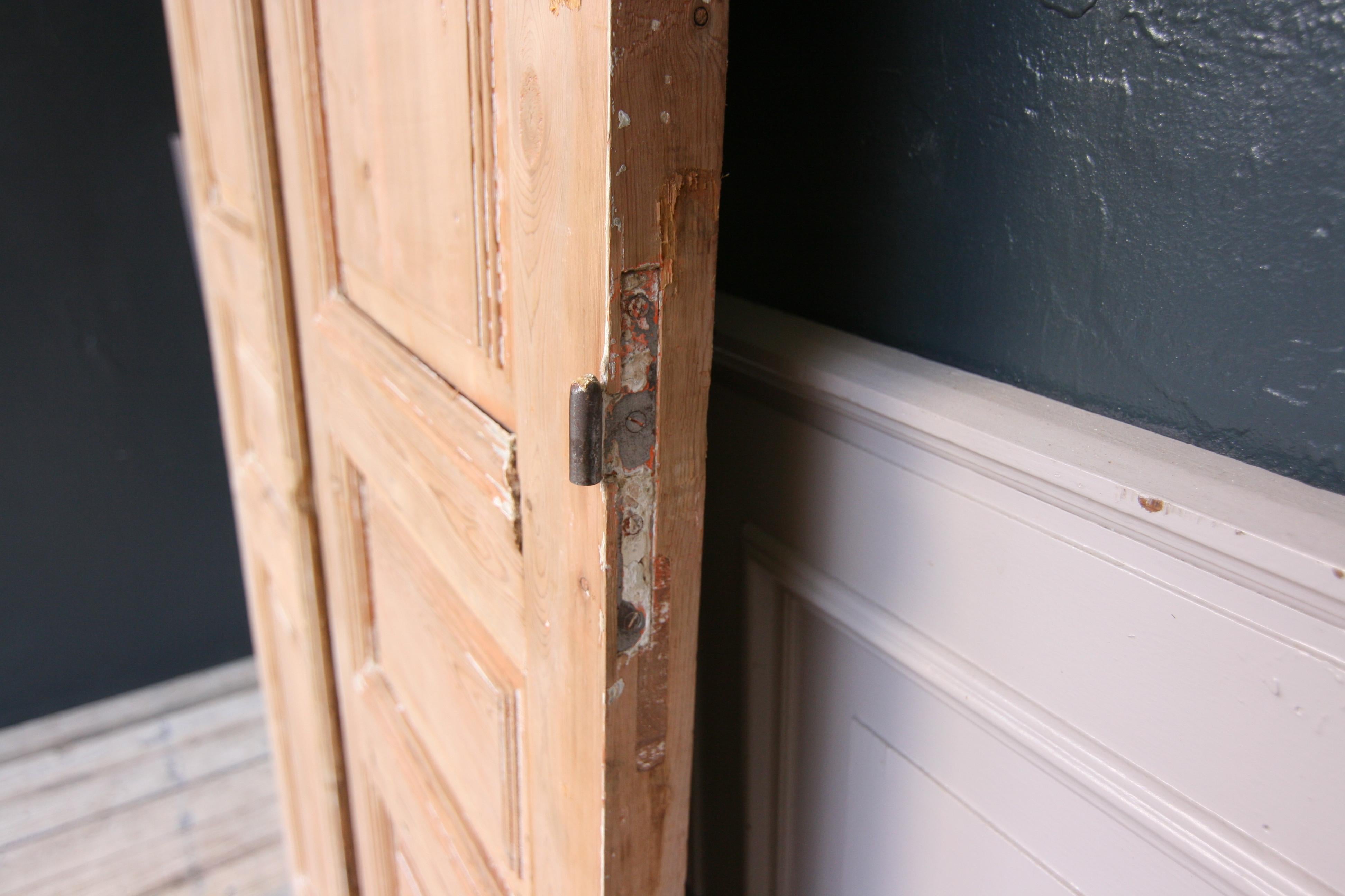 Late 19th Century French Double Door Made of Pine 4