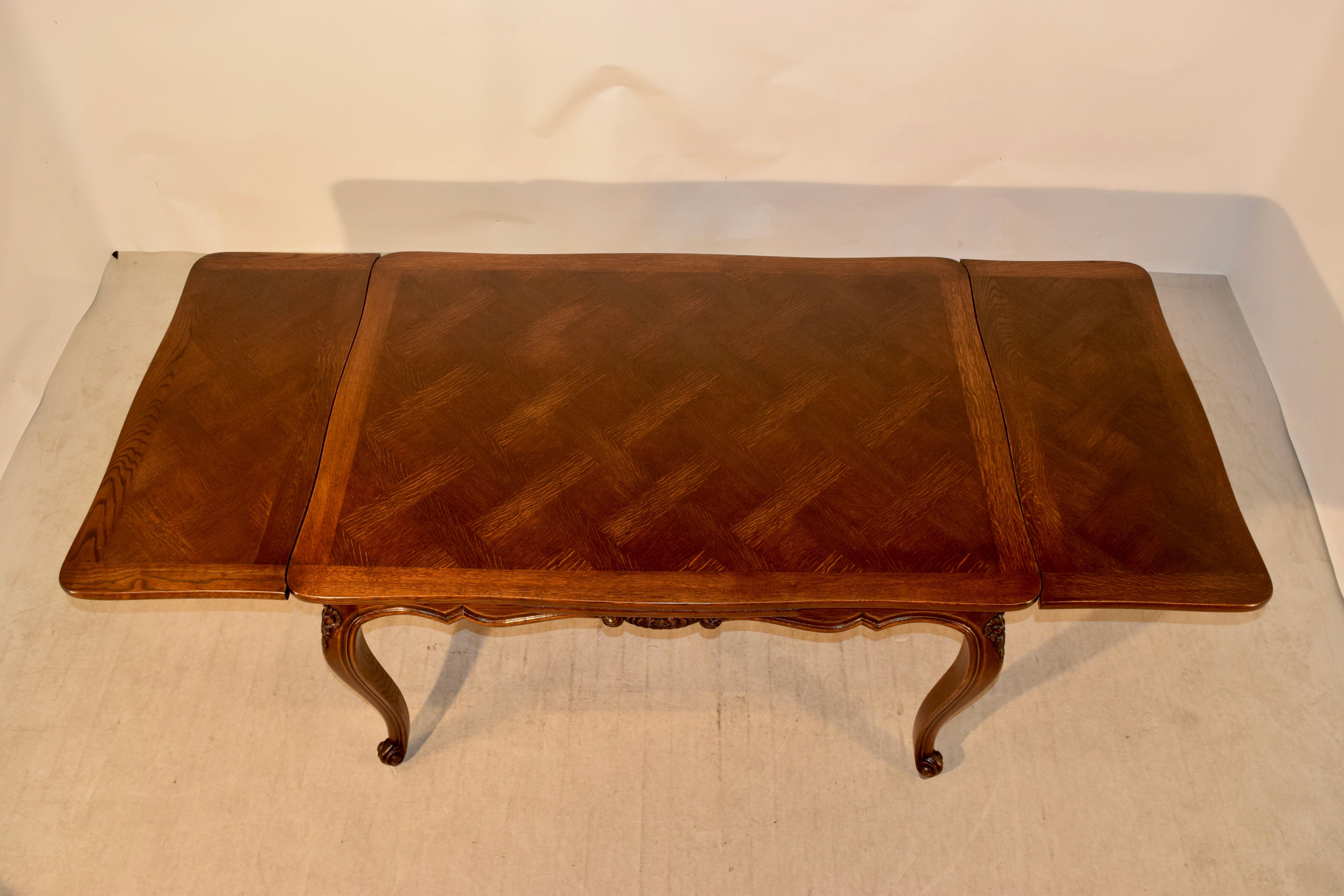 Late 19th Century French Draw Leaf Table 4