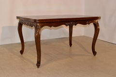 Late 19th Century French Draw Leaf Table