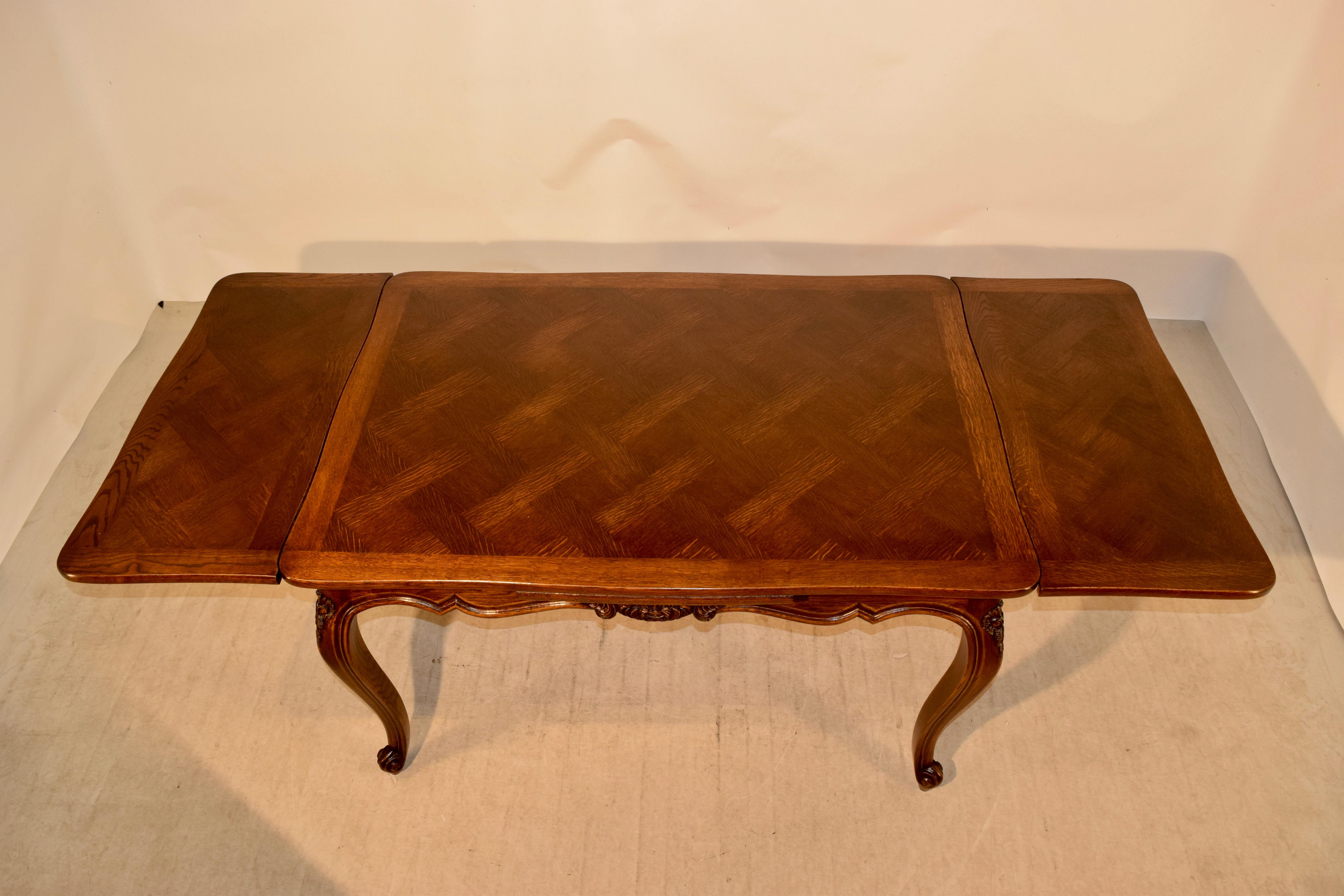 Late 19th Century French Draw Leaf Table 2