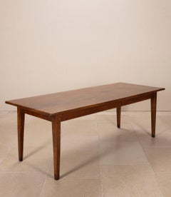 Late 19th Century French Elm Farmhouse Table