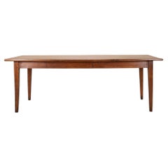 Late 19th Century French Elm Farmhouse Table