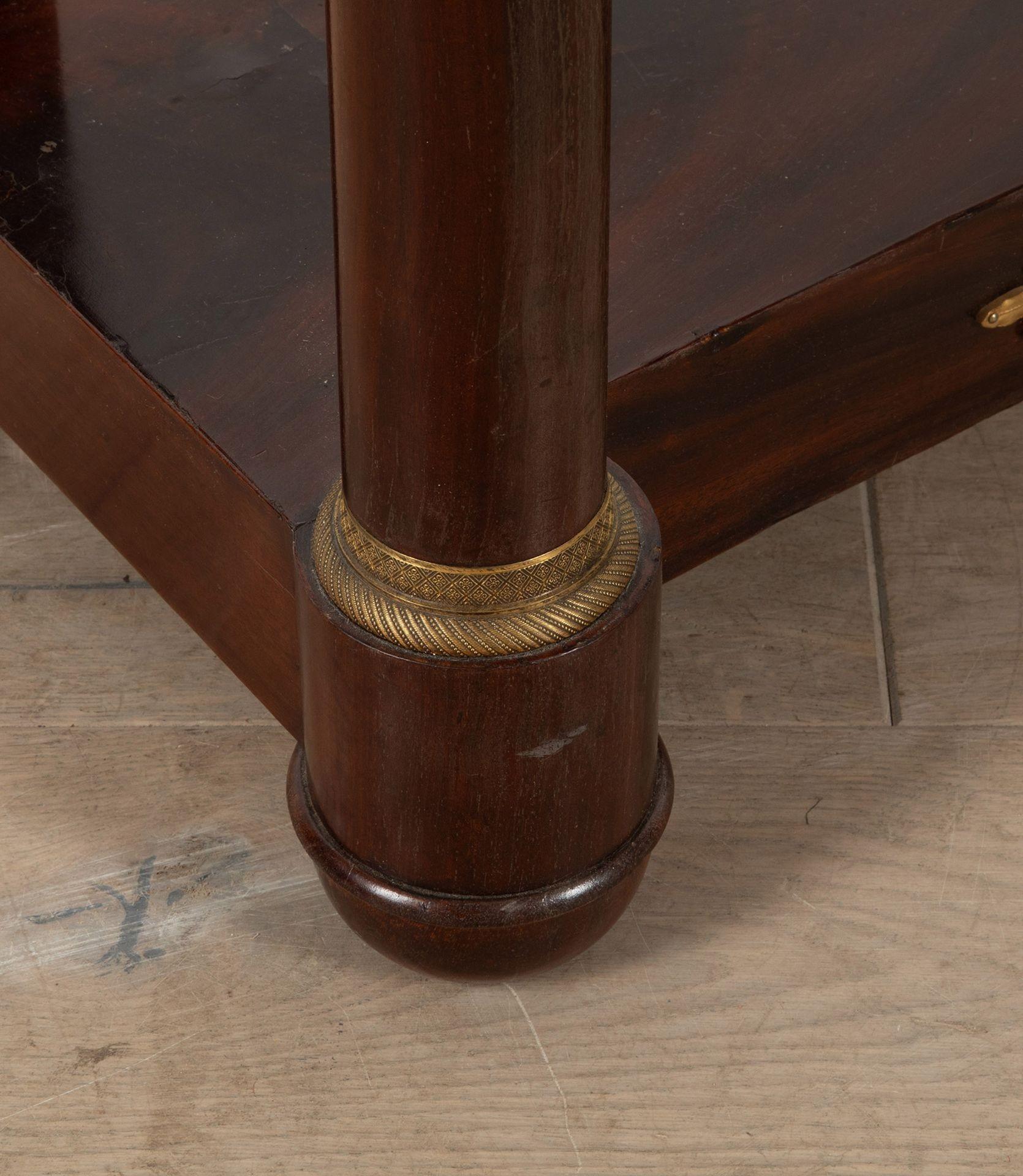Late 19th Century French Empire Console Table Ormolú en venta
