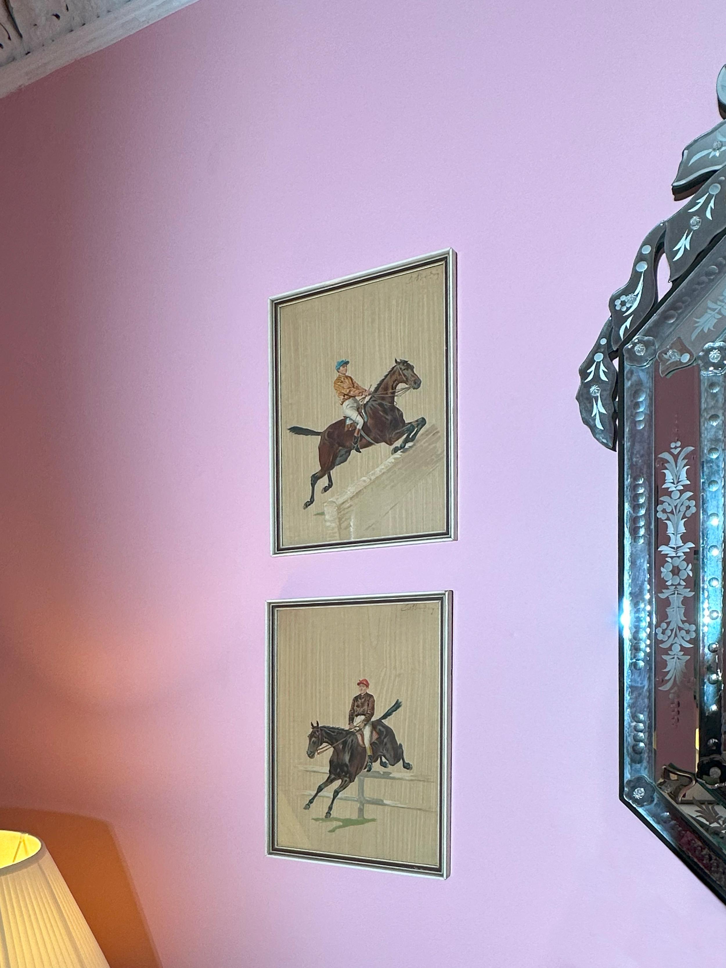 Napoleon III Late 19th-Century French Equestrian Prints by Ernest Alexandre Bodoy, A. Legras For Sale