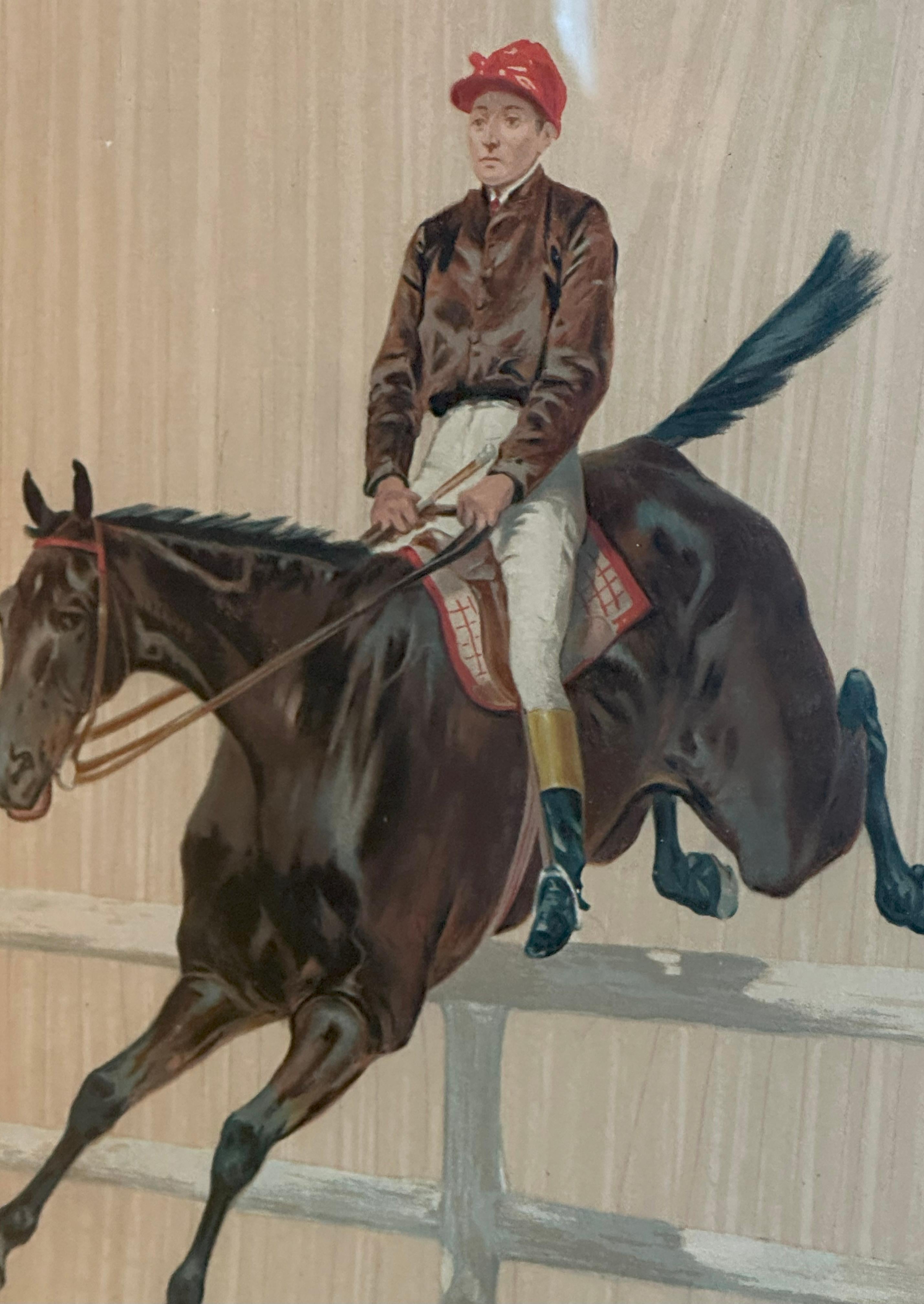 Late 19th-Century French Equestrian Prints by Ernest Alexandre Bodoy, A. Legras For Sale 1