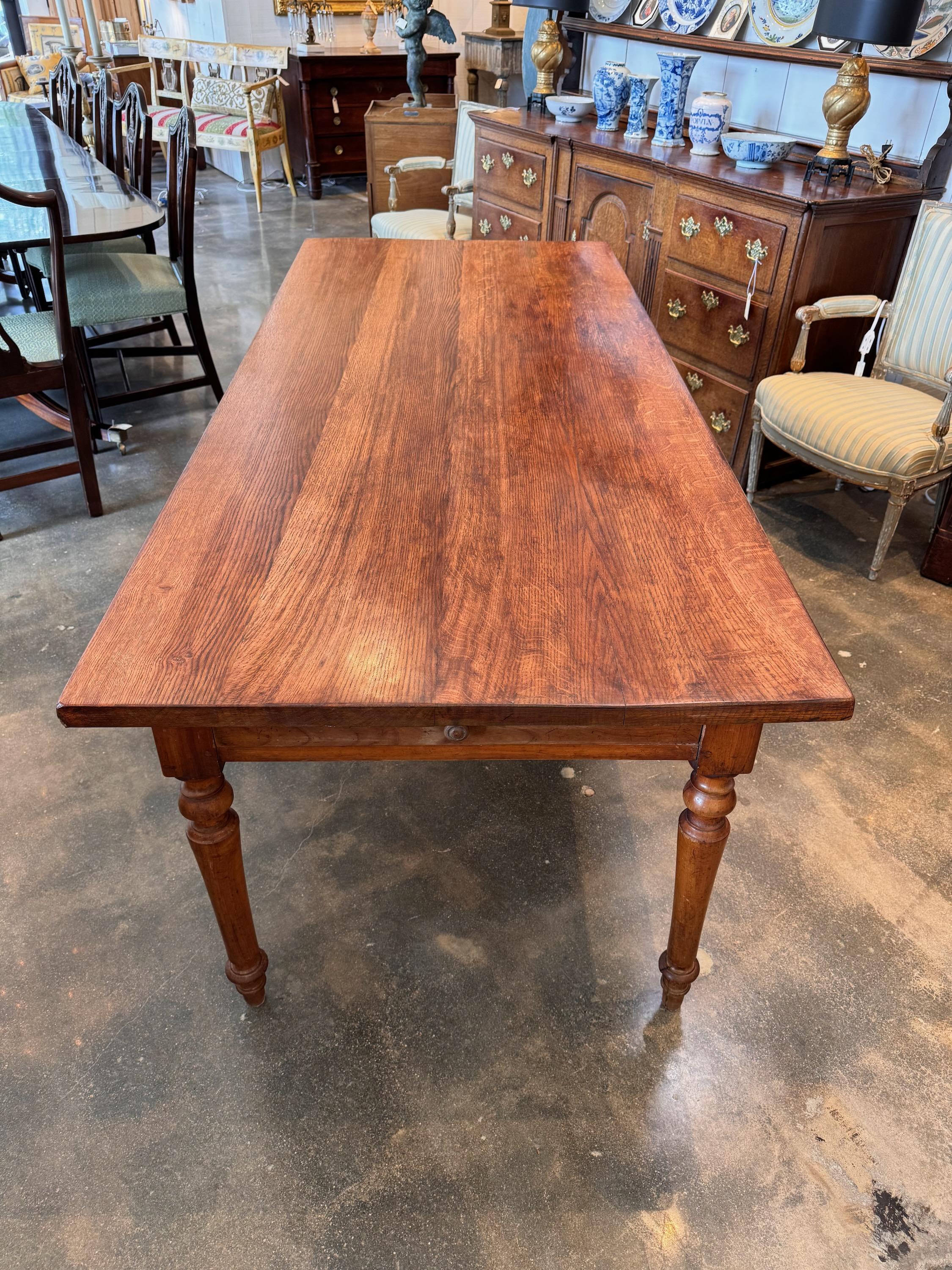 Late 19th Century French Farm Table For Sale 6