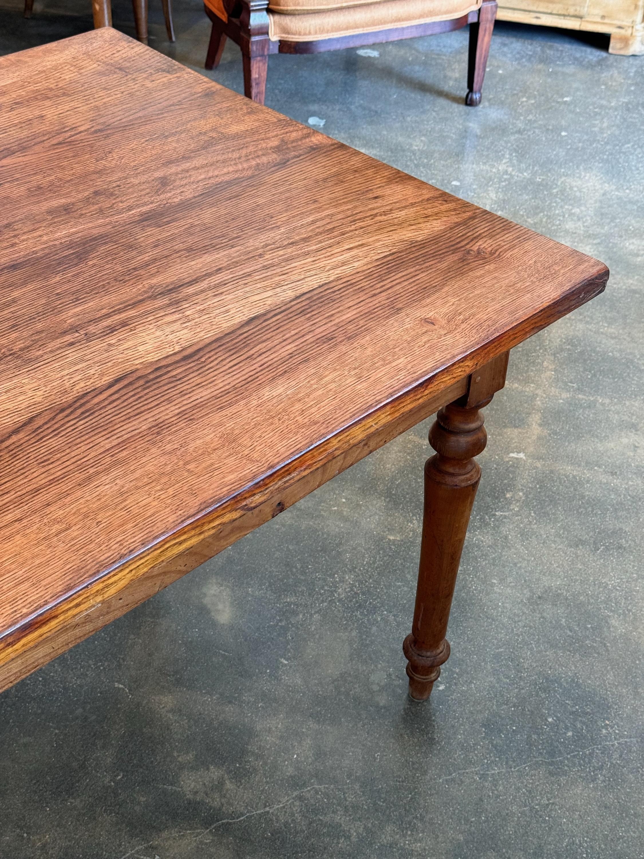 Late 19th Century French Farm Table For Sale 2