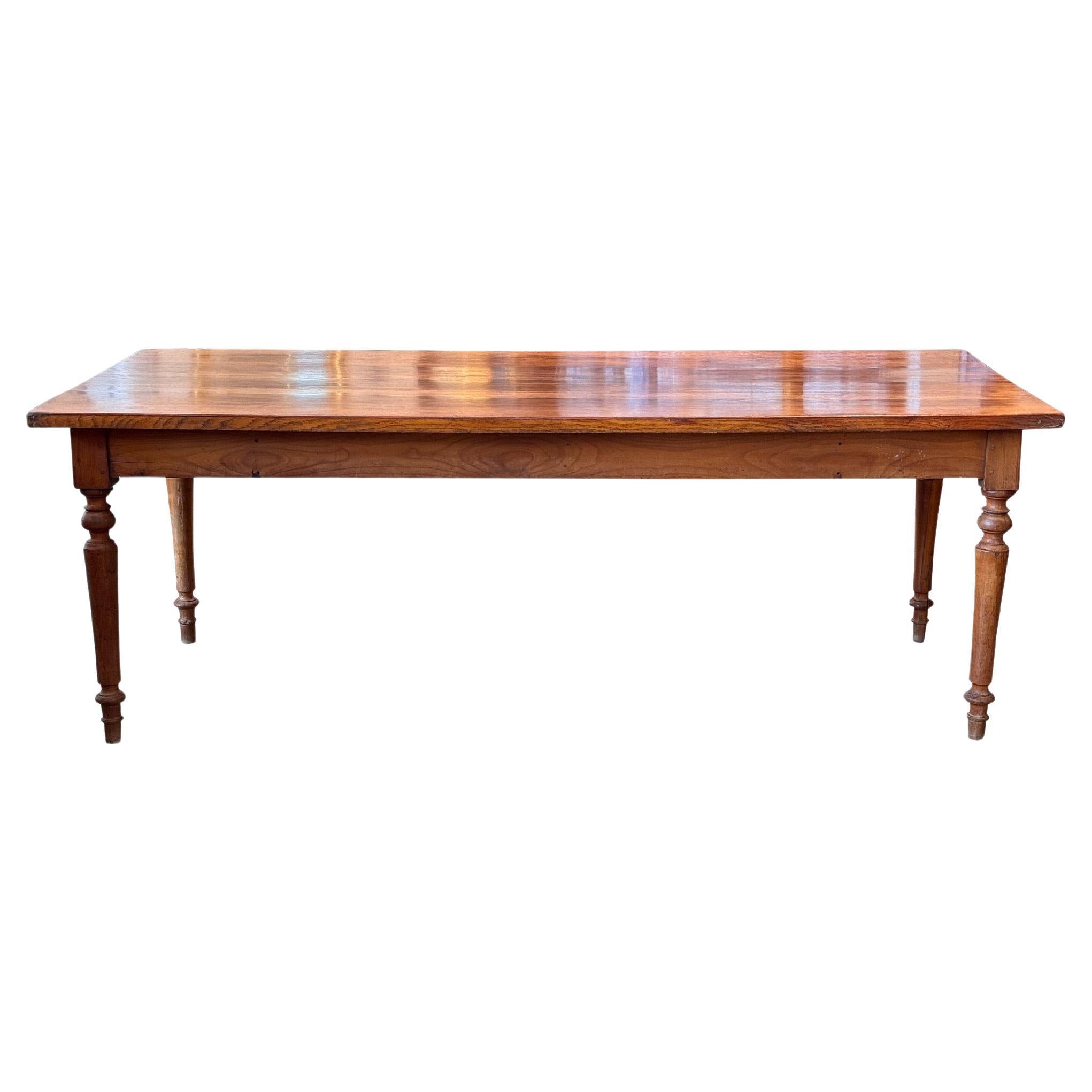 Late 19th Century French Farm Table For Sale