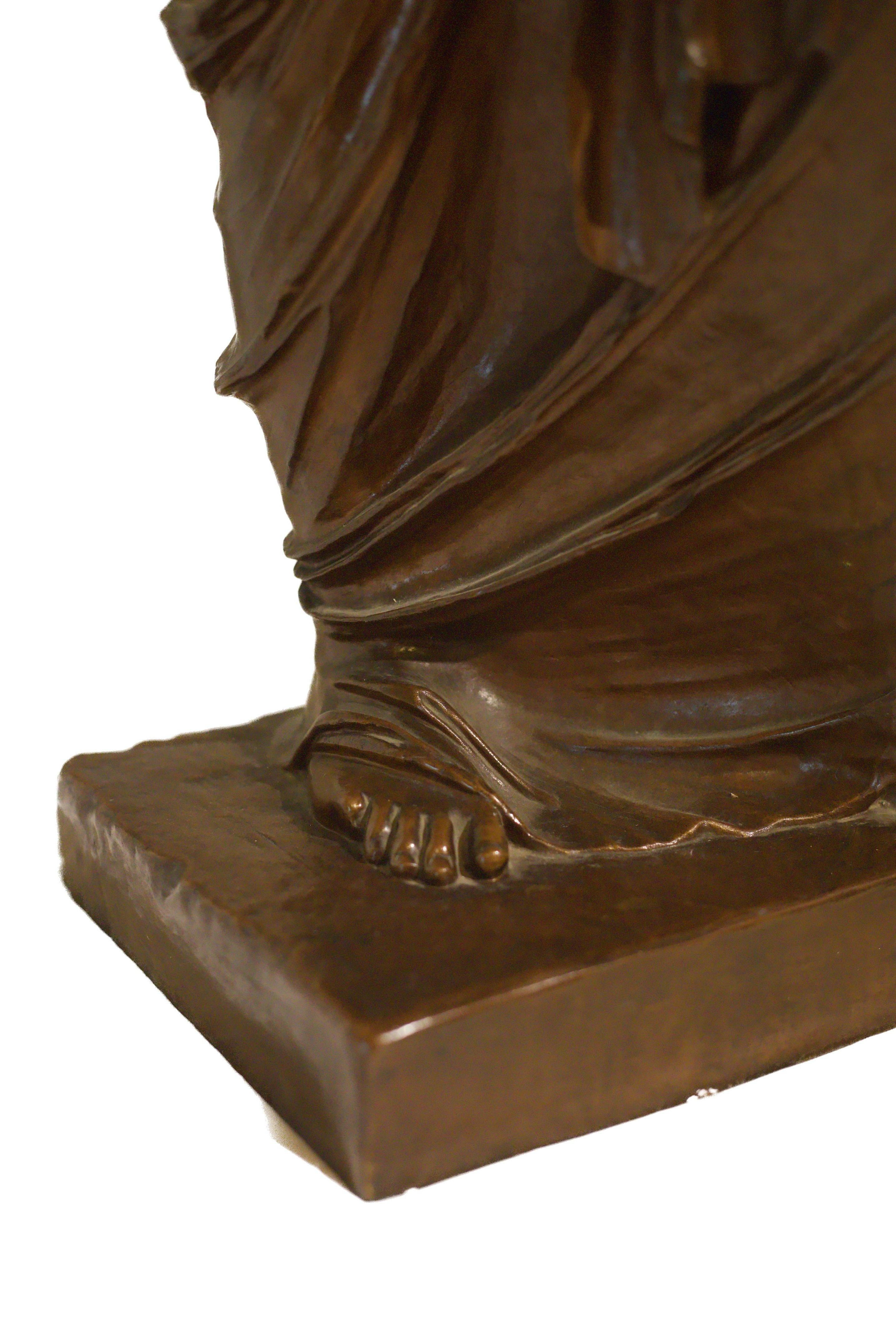 Scultura di bronzo della Venere di Milo di fine Ottocento francese Ferdinand Barbedienne in vendita 6