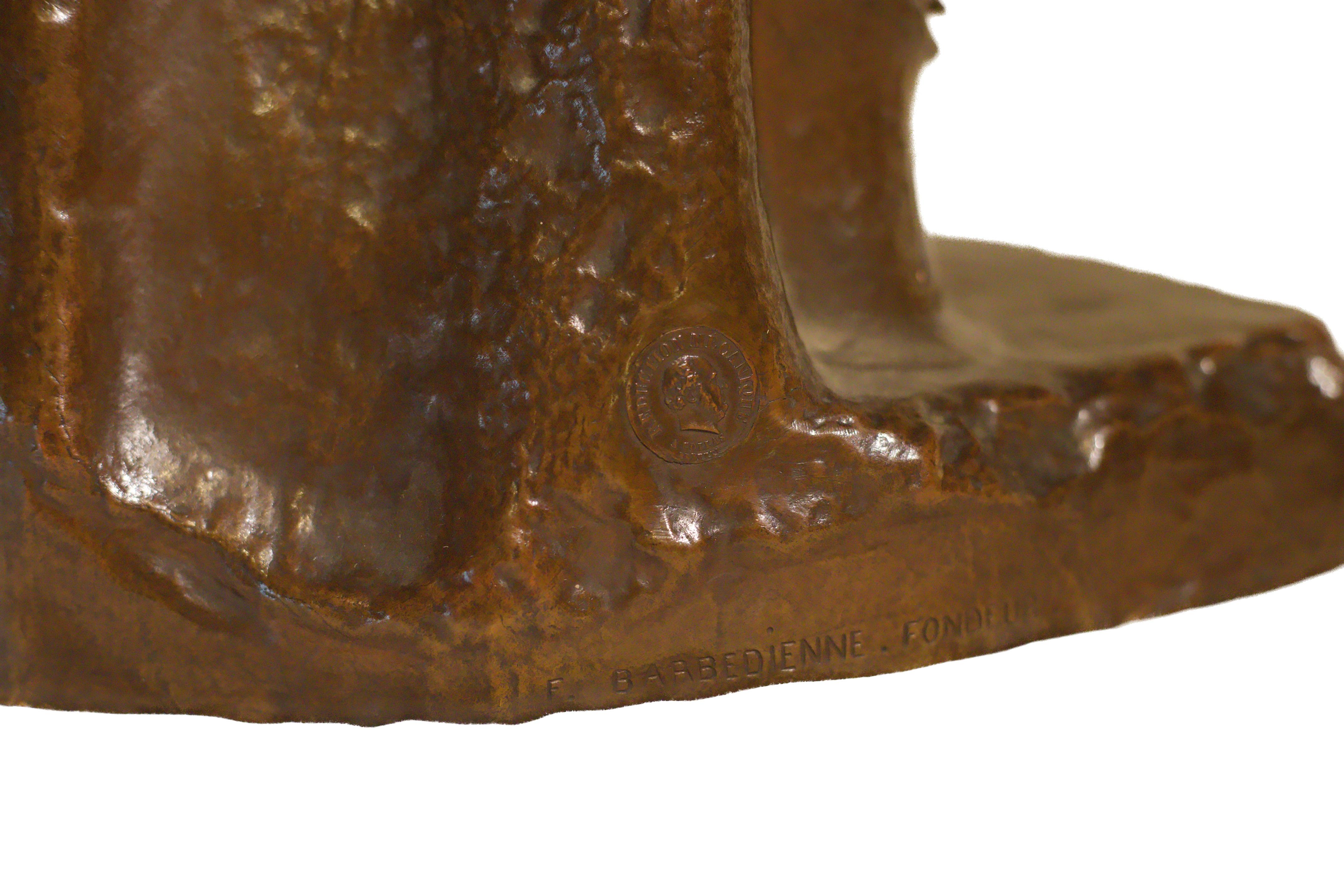 Scultura di bronzo della Venere di Milo di fine Ottocento francese Ferdinand Barbedienne in vendita 8
