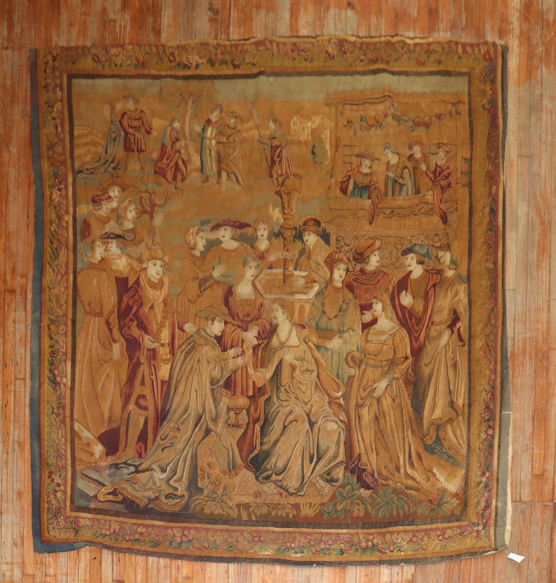 Late 19th century French Tapestry

Measures: 7'10