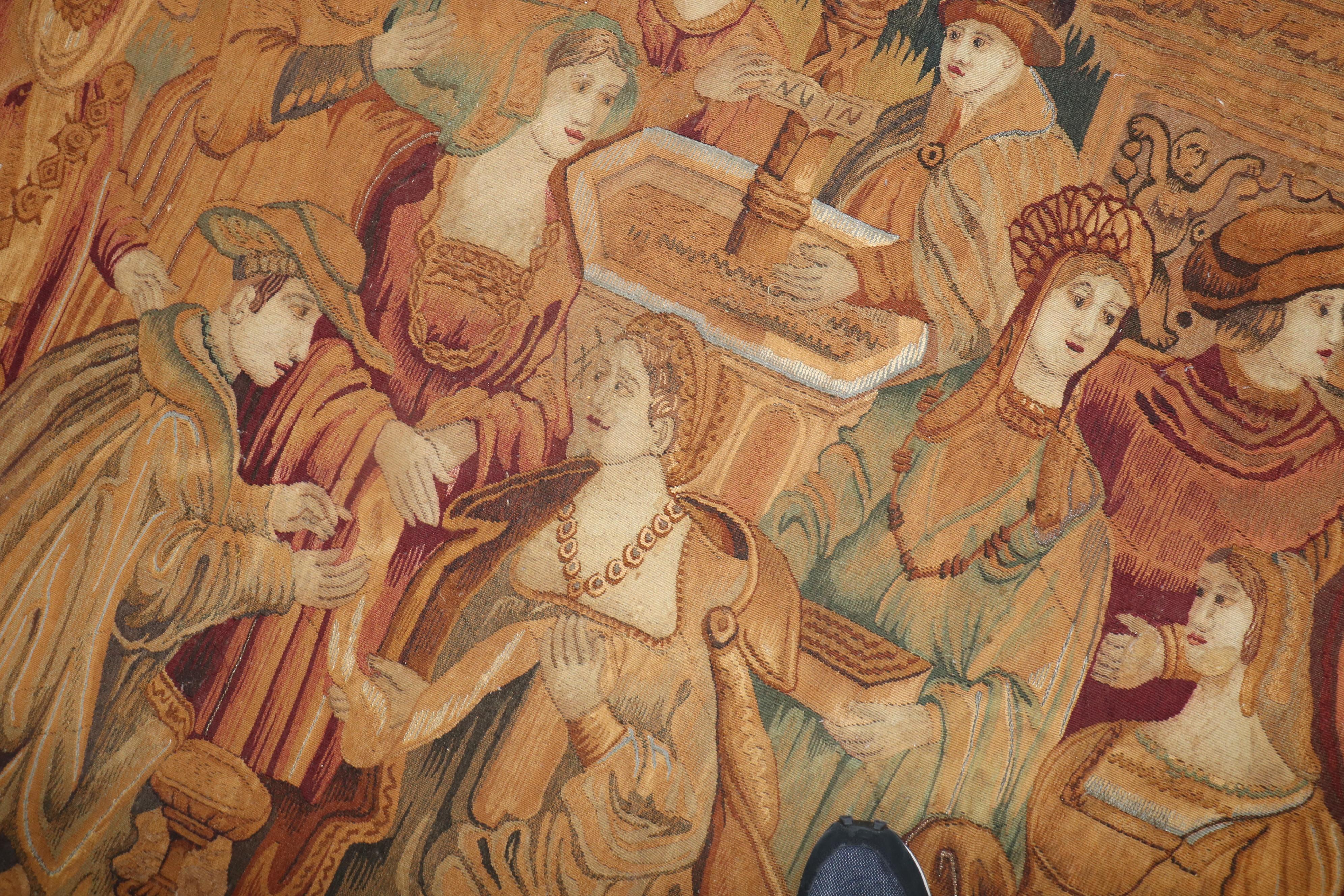 Late 19th Century French Figurative Tapestry For Sale 1