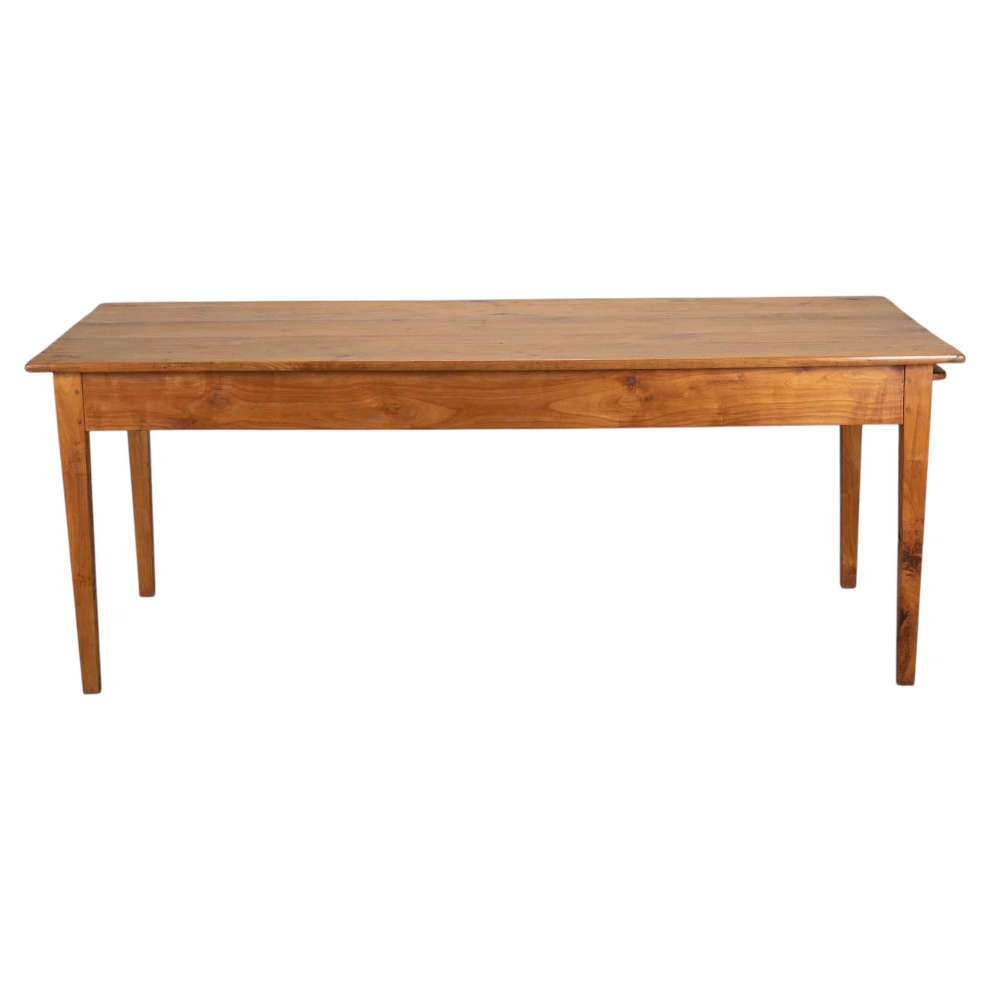 Late 19th Century French Fruitwood Dining Table