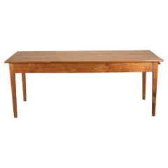 Late 19th Century French Fruitwood Dining Table