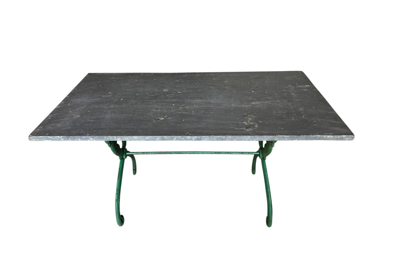 Painted Late 19th Century French Garden Table