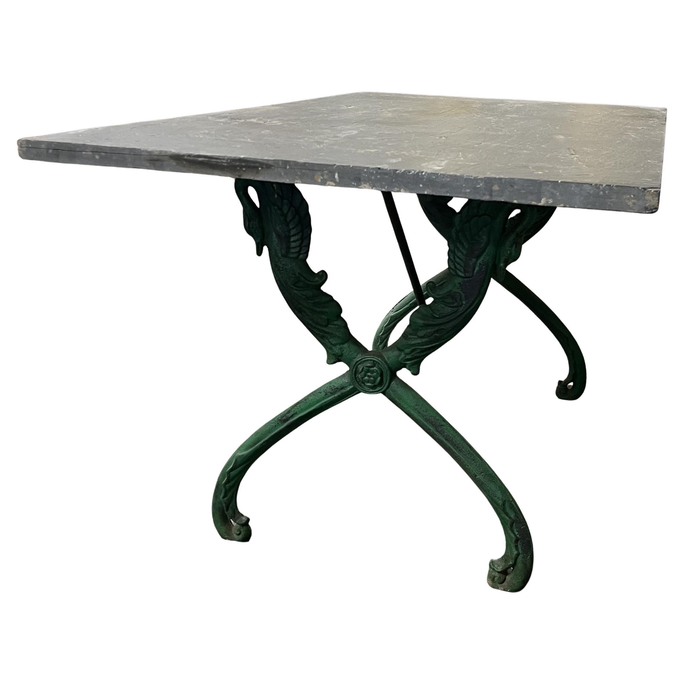 Late 19th Century French Garden Table In Good Condition For Sale In Round Top, TX