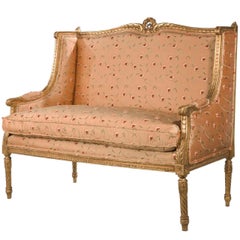 Late 19th Century French Giltwood Canape