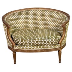 Late 19th Century French Giltwood Petite Settee