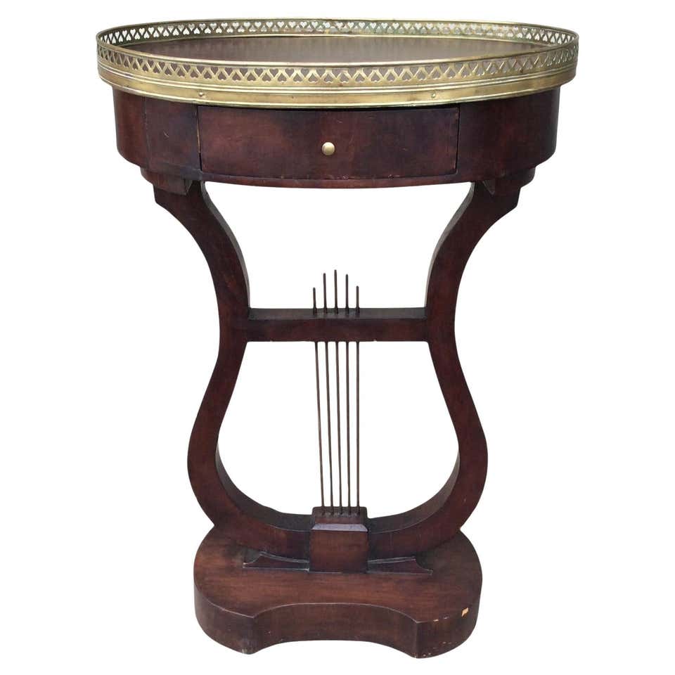 Harpc Table Antique Harp Table - 107 For Sale on 1stDibs | marble top harp table ...