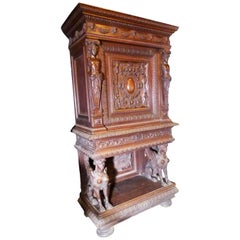 Late 19th Century French Henry II Style Dry Bar