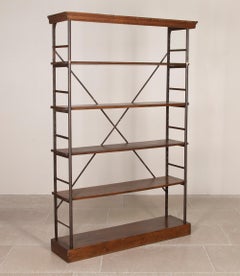Late 19th Century French Industrial Design Bookcase by Theodore Scherf