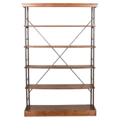 Late 19th Century French Industrial Design Bookcase by Theodore Scherf