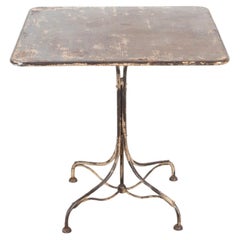 Late 19th Century French Iron Garden Table