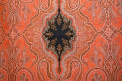 Late 19th Century French Kashmir Paisley Jacquard Shawl