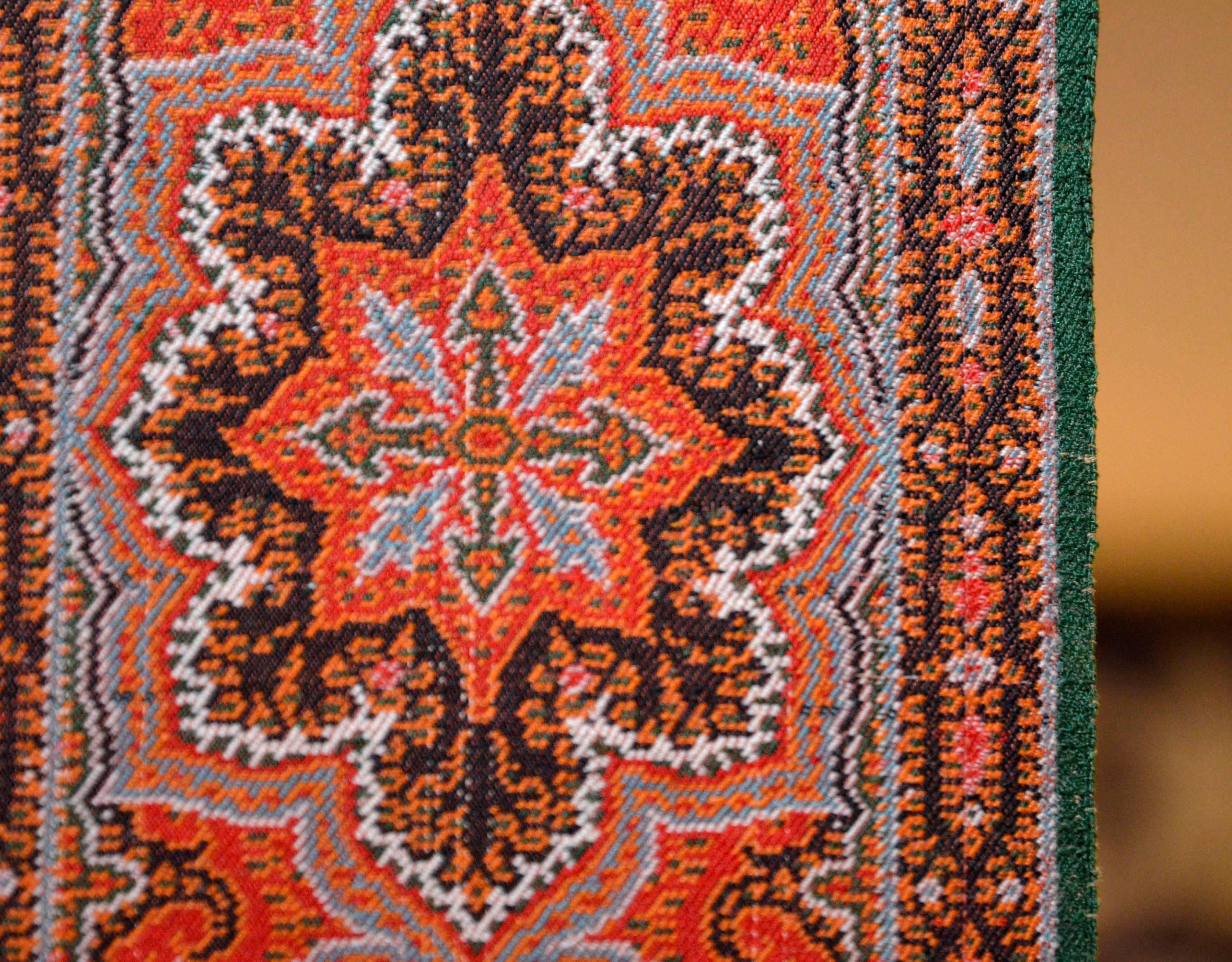 Late 19th Century French Kashmir Paisley Jacquard Shawl For Sale 2