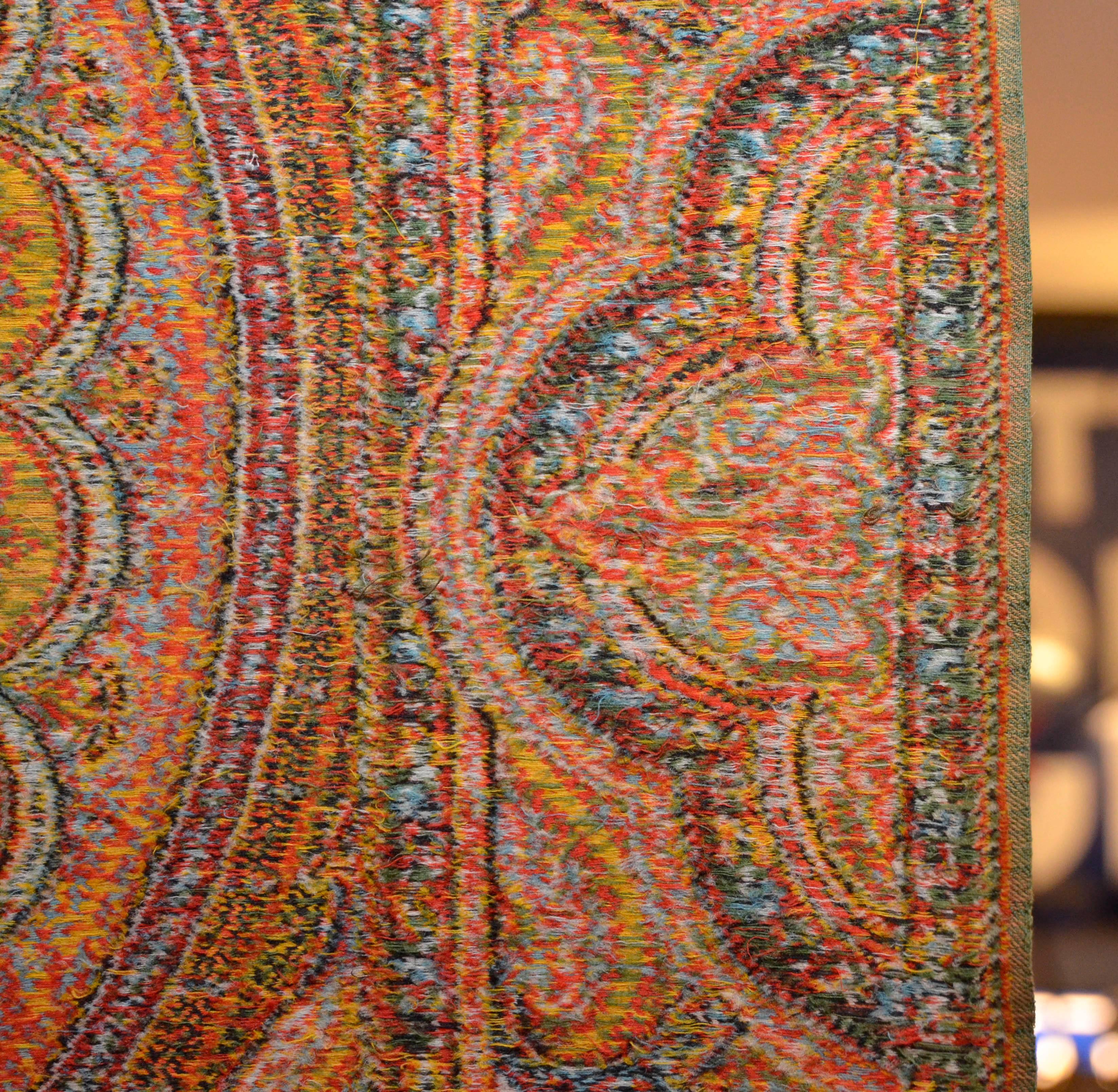 Hand-Woven Late 19th Century French Kashmir Paisley Shawl