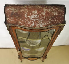 Late 19th Century French Kingwood and Marquetry Vitrine