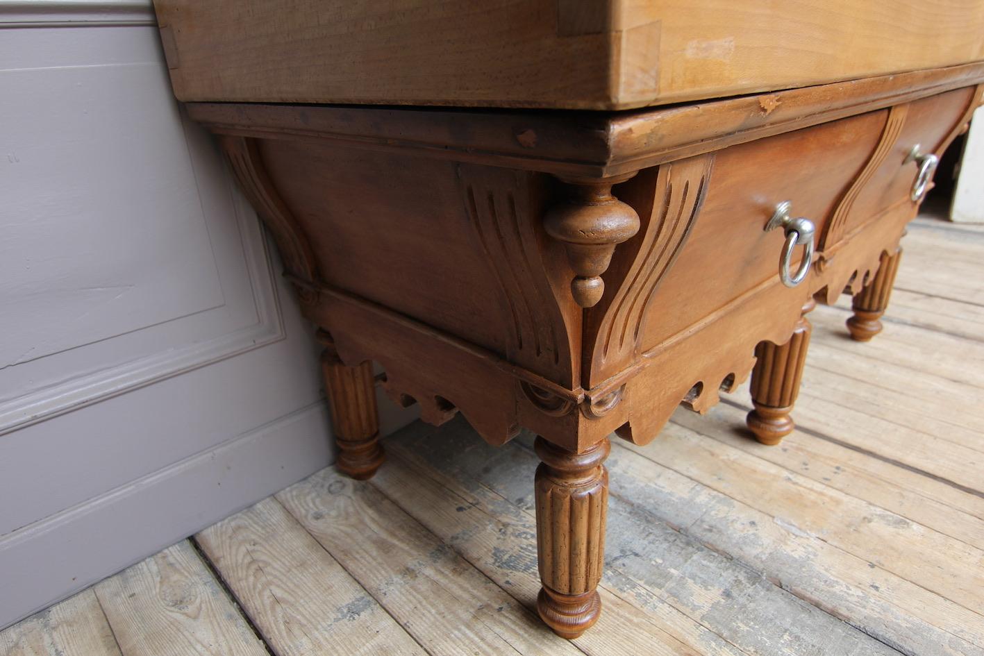 Late 19th Century French Louis Philippe Butcher Block Table 8