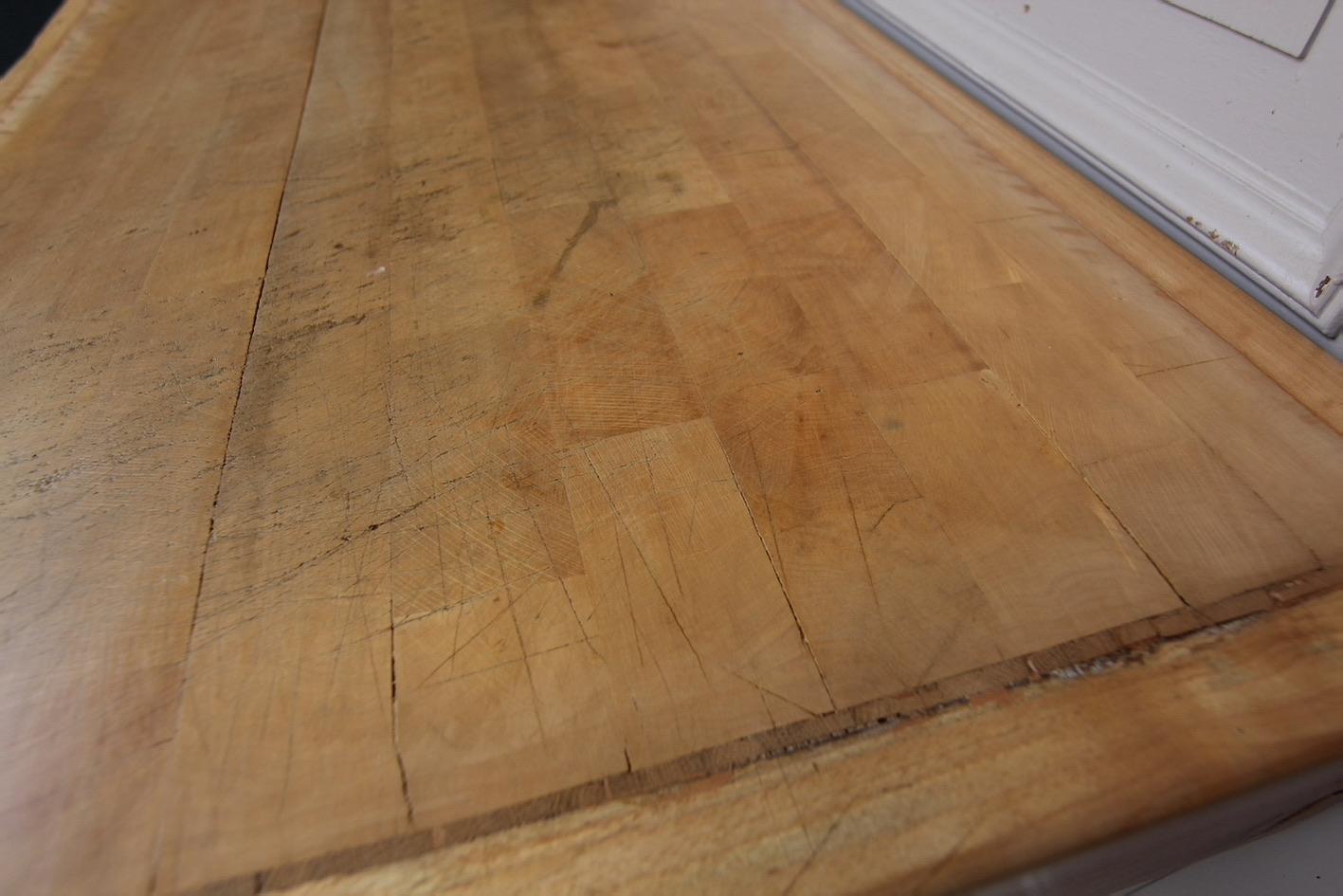 Late 19th Century French Louis Philippe Butcher Block Table 12