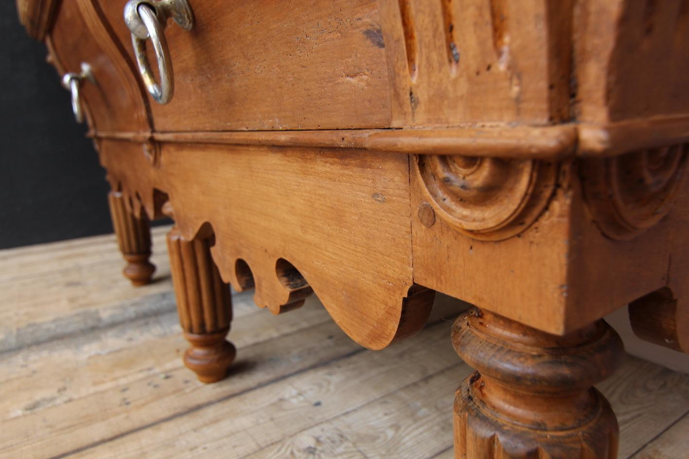 Late 19th Century French Louis Philippe Butcher Block Table 3