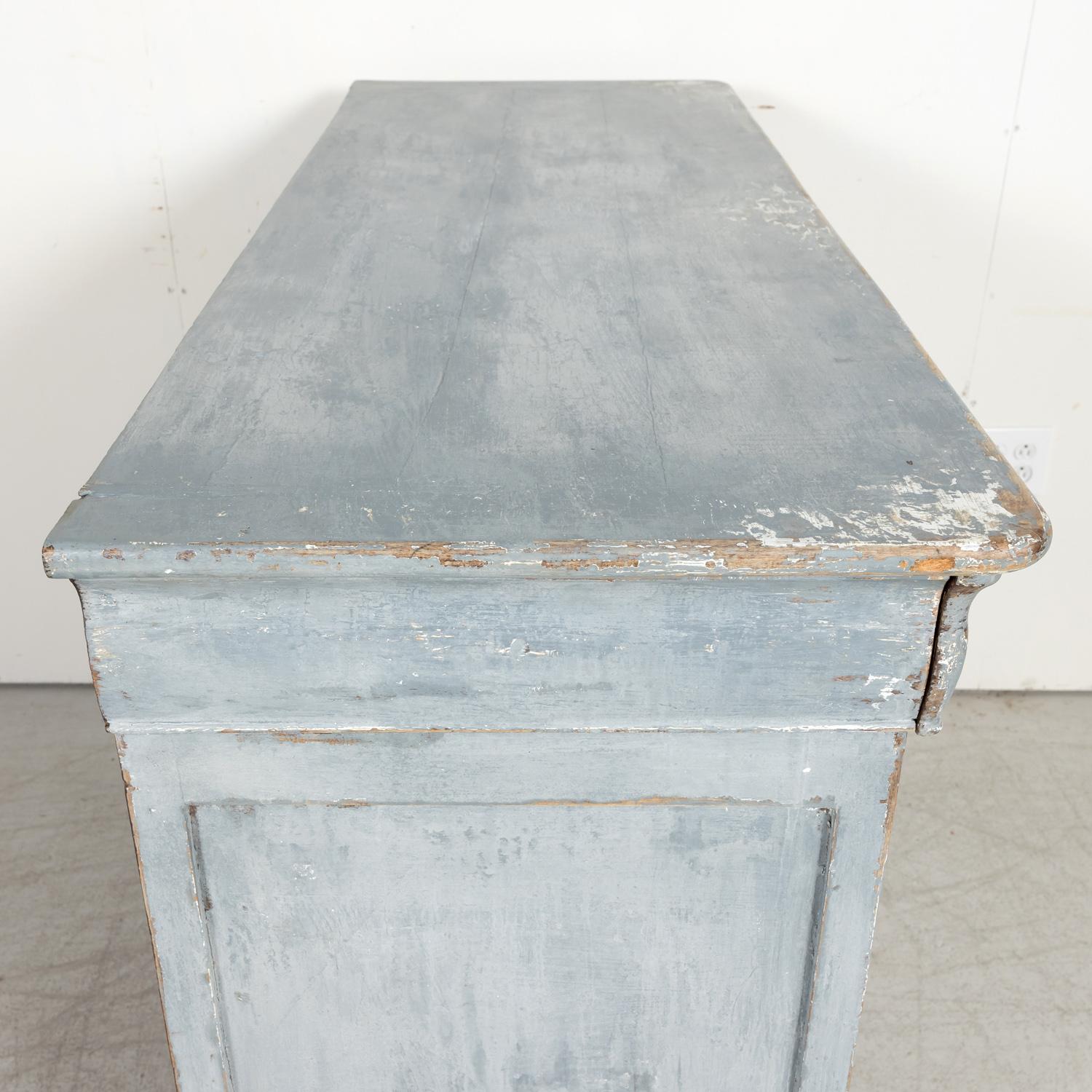 Late 19th Century French Louis Philippe Style Painted Four-Drawer Commode 10