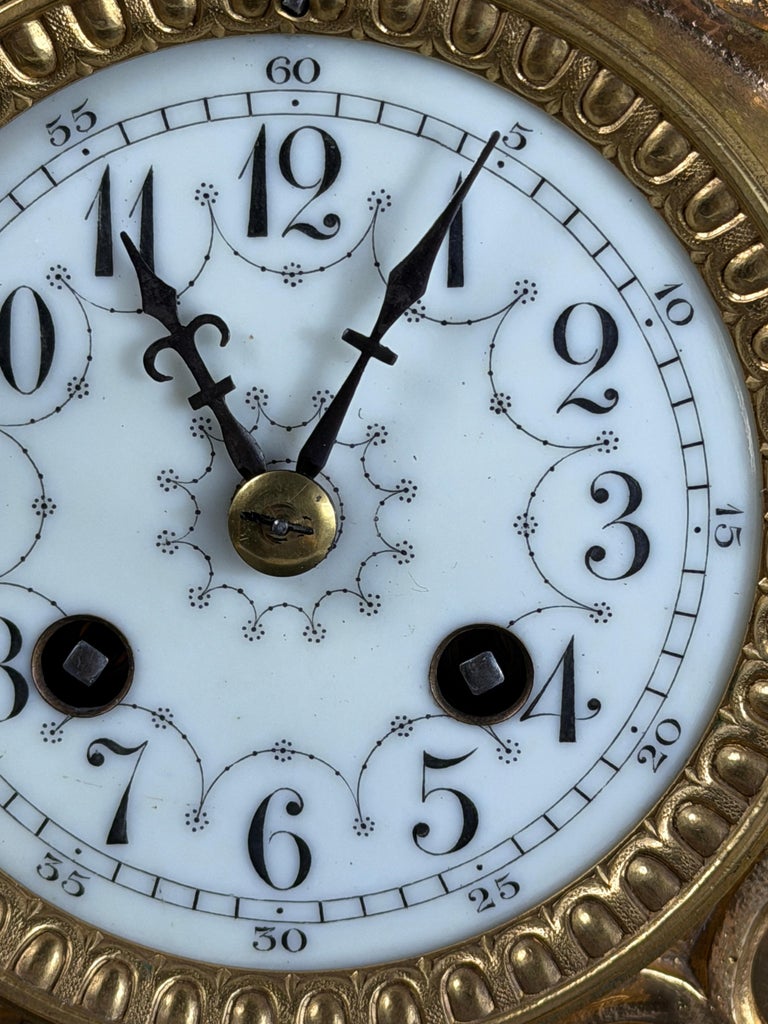 Late 19th Century French Louis XV Revival Mantel Clock by AD