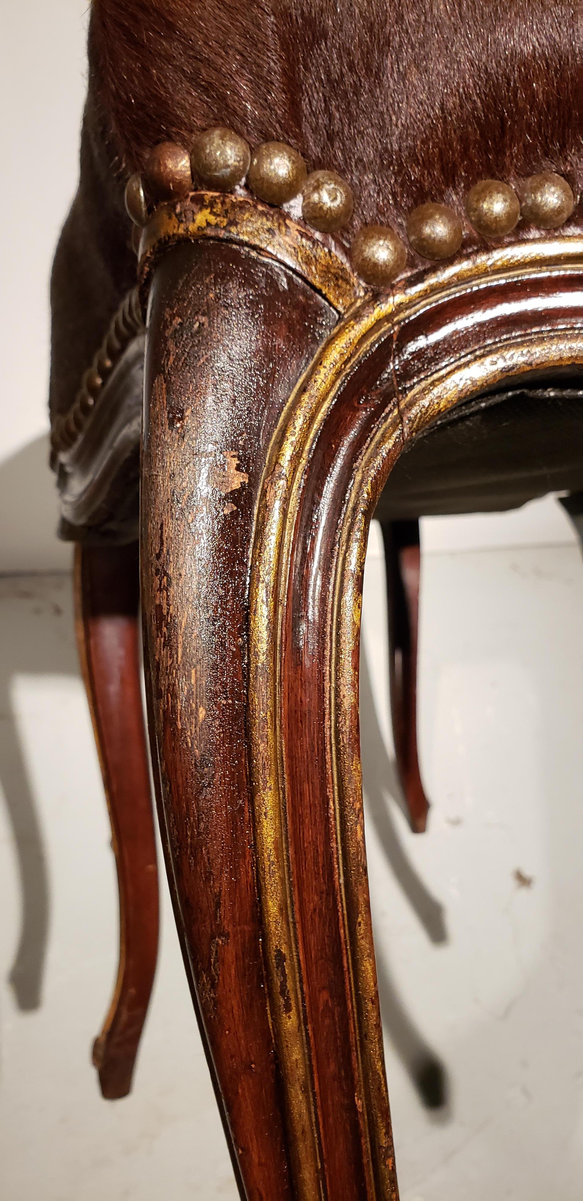 Panca francese in stile Luigi XV della fine del XIX secolo in vendita 4