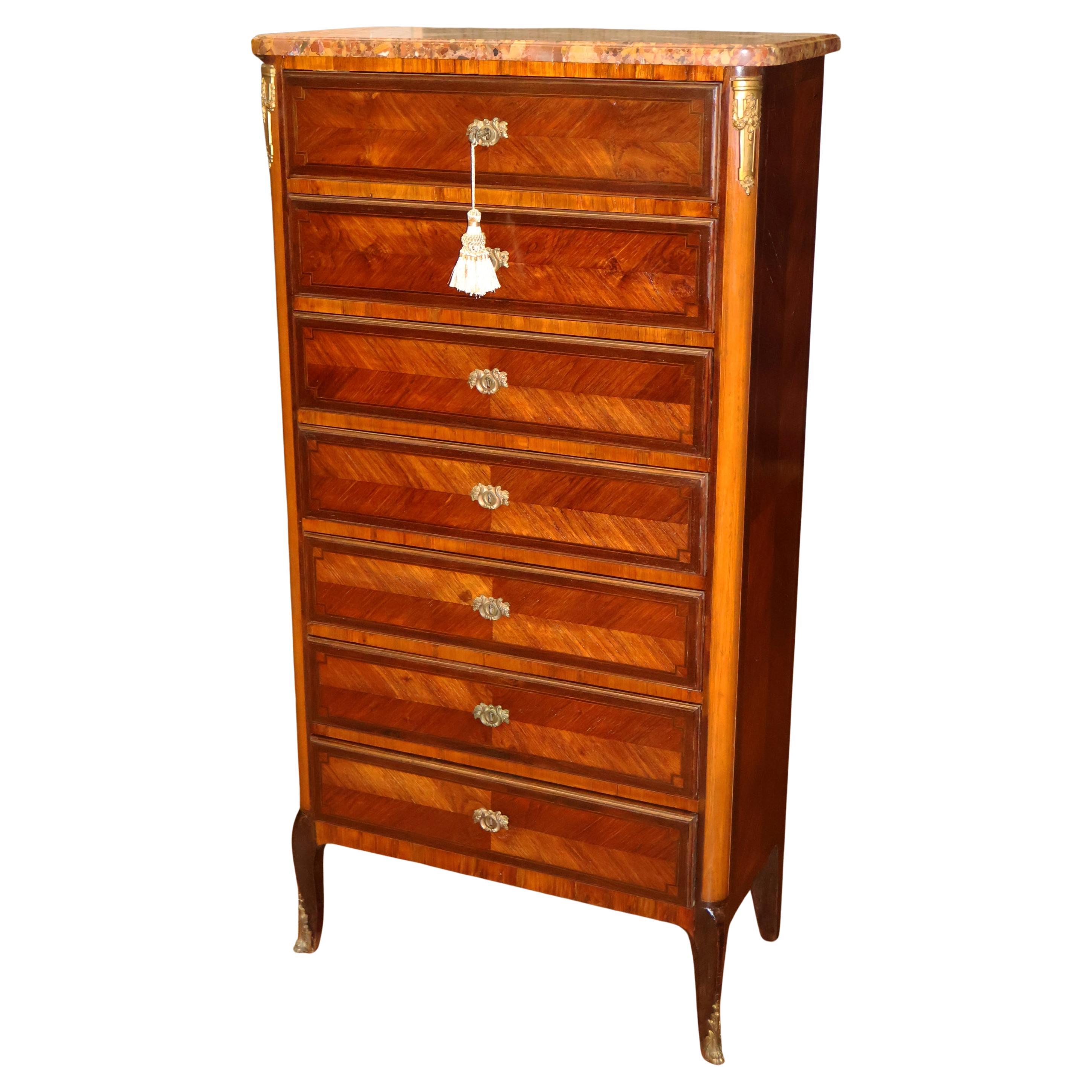 Ende des 19. Jahrhunderts Französisch Louis XV Stil Kingwood Kommode Dessous Chest